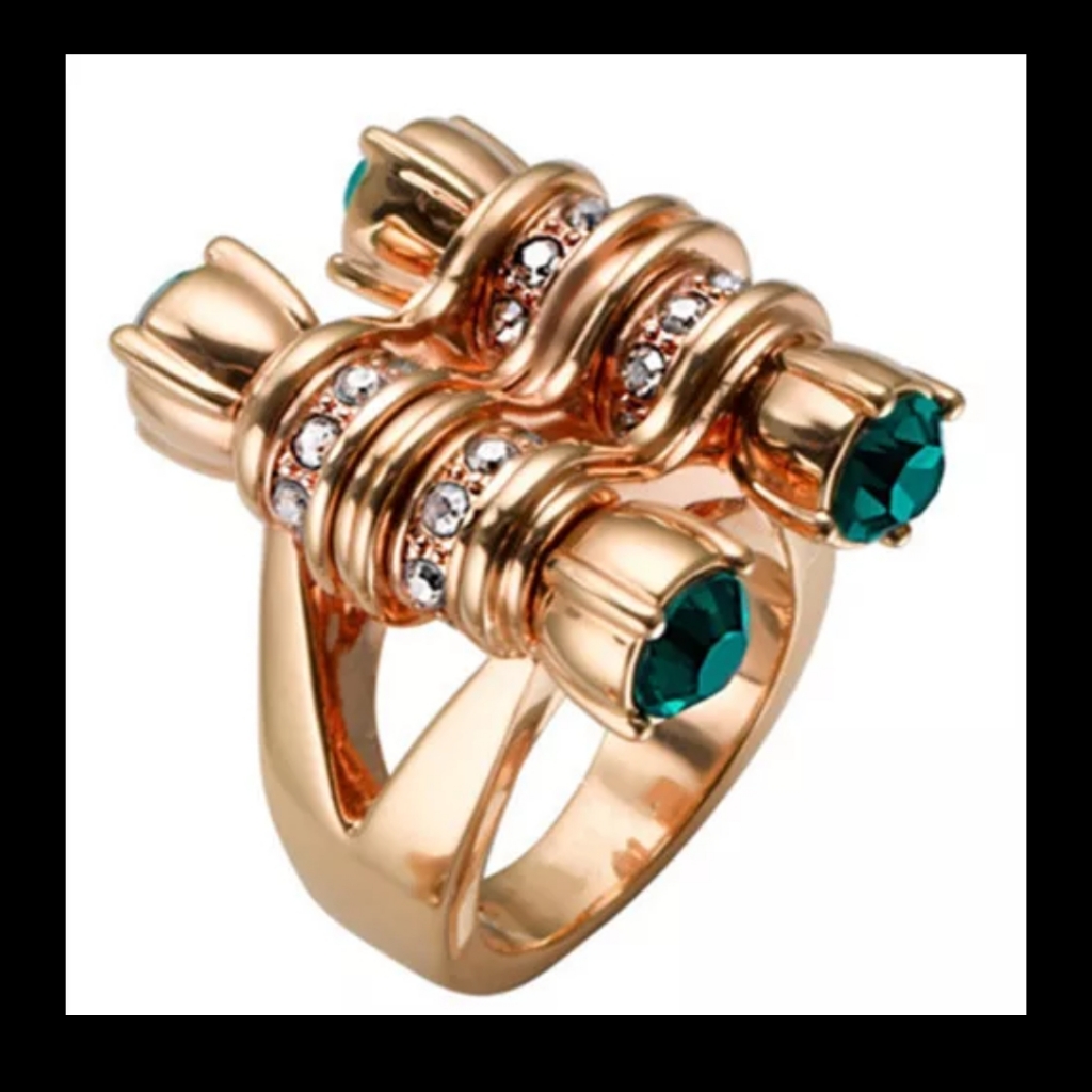 - Nwt Gf 14k ,Crystals.10.